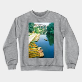 Jolly boating weather Crewneck Sweatshirt